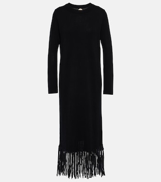 Robe midi en laine et cachemire | Jardin des Orangers