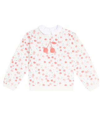 Bedrucktes Sweatshirt Claudine aus Baumwolle | Bonpoint