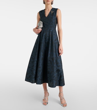 Vestido midi Diego de jacquard plisado | 'S Max Mara