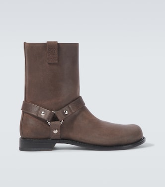 Campo leather biker boots | Loewe