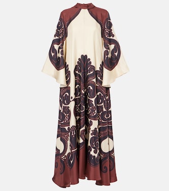 Maxikleid Magnifico aus Seiden-Twill | La DoubleJ