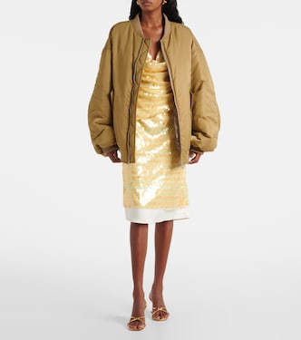 Sequined layered midi skirt | Xu Zhi