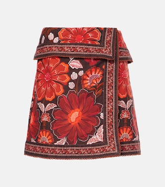 Falda envolvente Gigi Tapestry de algodón | Farm Rio