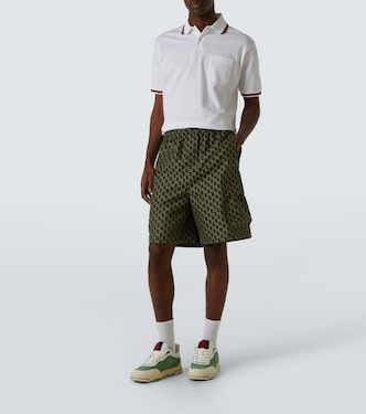 Shorts in cotone GG Shadow | Gucci