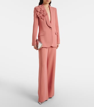 Blazer con aplique floral | Elie Saab