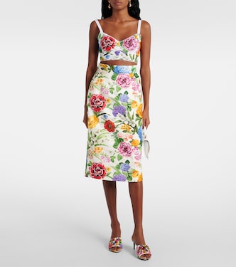 Bleistiftrock aus Baumwolle | Dolce&Gabbana