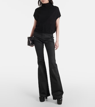 Wool turtleneck top | Rick Owens