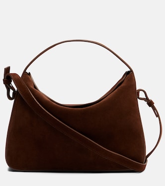 Schultertasche aus Veloursleder | Aesther Ekme