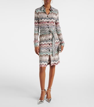 Vestido camisero en zigzag | Missoni