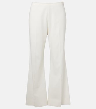 Pantaloni flared Walter in canvas di cotone | Khaite