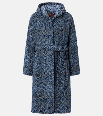 Peignoir Azul Zigzag en coton | Missoni