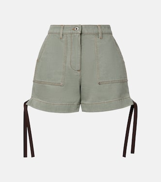 Short cargo à taille haute en coton | Loewe