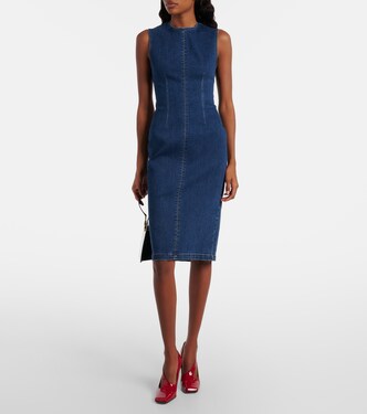 Vestido midi Rennes de denim | AG Jeans