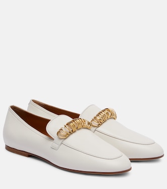 Embellished leather loafers | Tod's