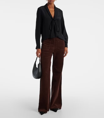 Angelique bow-detail silk blouse | Nili Lotan