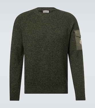 Mouliné wool and cashmere sweater | Moncler