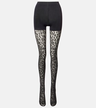 Leopard-print tights | Wolford