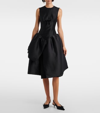 Bow-detail midi dress  | Shushu/Tong