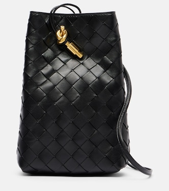 Jodie Intrecciato Mini leather shoulder bag | Bottega Veneta