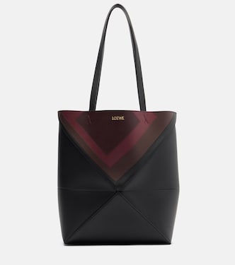 Puzzle Fold Square Medium leather tote bag | Loewe