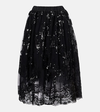 Jupe midi à sequins | Simone Rocha