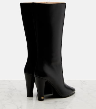 Hotty 100 leather knee-high boots | Valentino Garavani