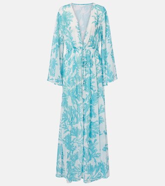 Chloe floral georgette kaftan | Alexandra Miro