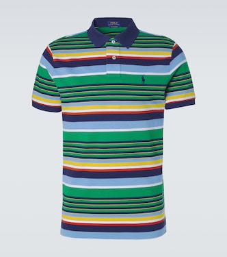 Striped cotton polo shirt | Polo Ralph Lauren