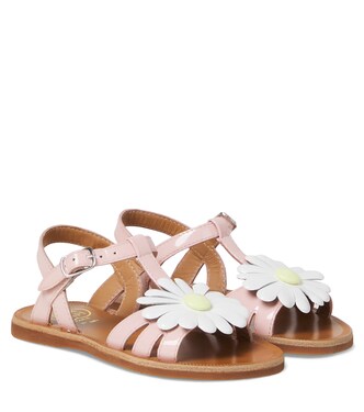 Plagette patent leather sandals | Pom d'Api