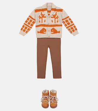 Sneaker shearling and suede boots | Inuikii Kids