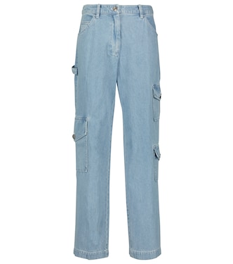Jeans anchos Easton de tiro alto | Staud