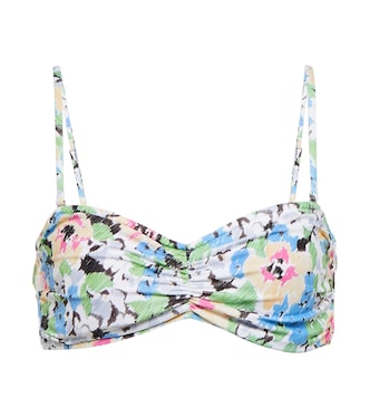 Bedrucktes Bikini-Oberteil | Ganni