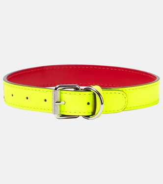 Collier pour chien Loubicollar M en cuir | Christian Louboutin