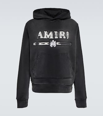 Felpa in cotone con cappuccio e logo | Amiri