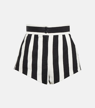 Portofino shorts de tiro alto a rayas | Dolce&Gabbana