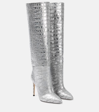 Botas mosqueteras de piel grabada | Paris Texas