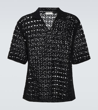 Camisa en croché de algodón | Commas