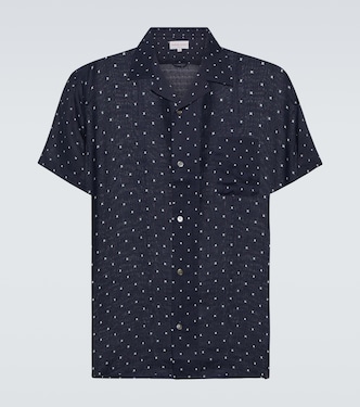 Camicia Milan 22 in lino | Derek Rose