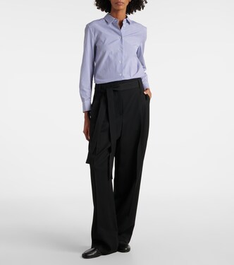 Chemise Sadie rayée en coton | The Row