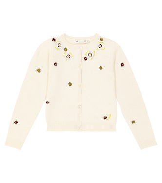 Cardigan Toesie brodé en laine | Bonpoint
