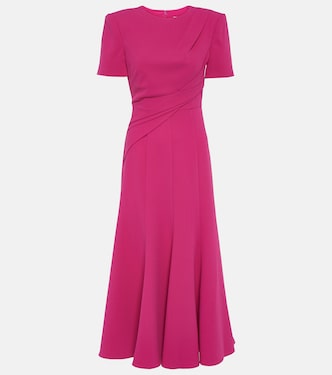 Draped cady midi dress | Roland Mouret