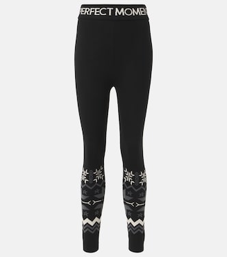 Nordic intarsia wool leggings | Perfect Moment