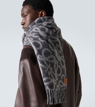 Écharpe Anagram en laine mélangée | Loewe