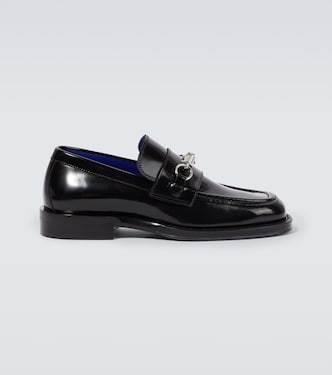 Embellished leather loafers | Burberry