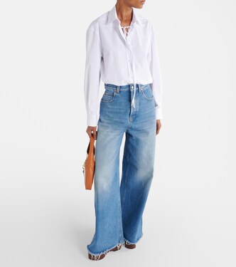 Camicia in popeline di cotone | Gucci