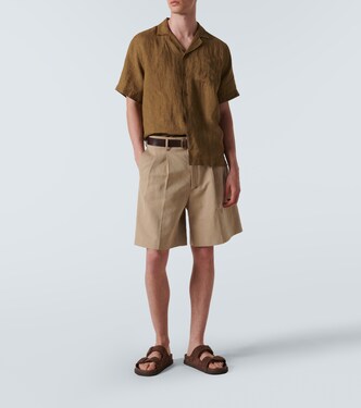 Camicia bowling Angelo in lino | Frescobol Carioca