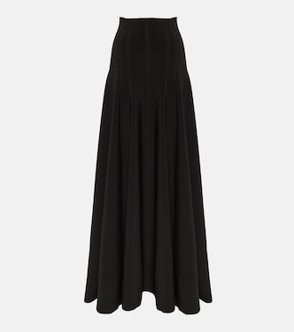 Grace high-rise jersey maxi skirt | Norma Kamali
