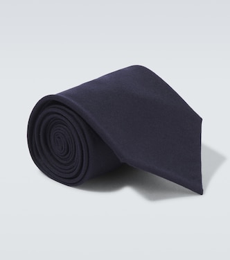 Wool and cashmere tie | Thom Sweeney