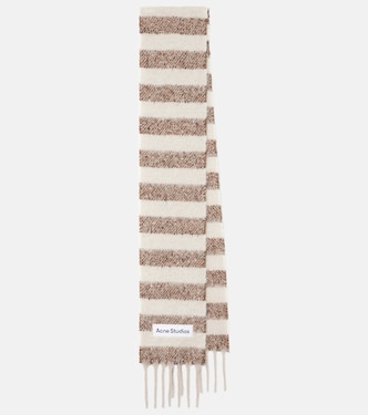 Bufanda de mezcla de lana a rayas | Acne Studios