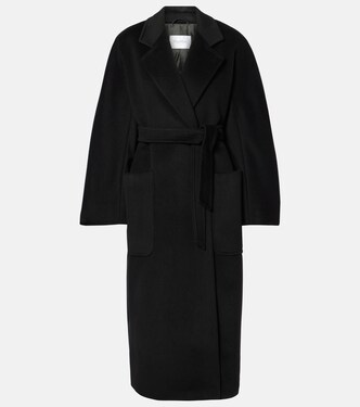 Abrigo envolvente Locri de lana y cachemir | Max Mara